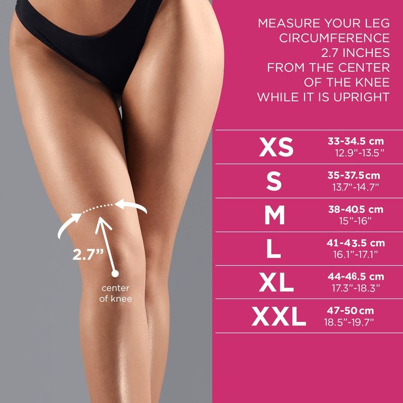 Queen Wear – Sleek Black Grip – Pole Dance Knee