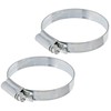 SPARES2GO 4m Vent Hose Connection Ring Screw Clip Kit for