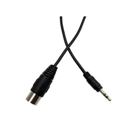 Dafensoy 8-Pin DIN Male Cable, 8-PIN DIN Male to 3.5mm(1/8in) TRS Stereo Male Jack Stereo Audio Cable,Electronic MusicalInstrument Signal Output etc (20 Inch)