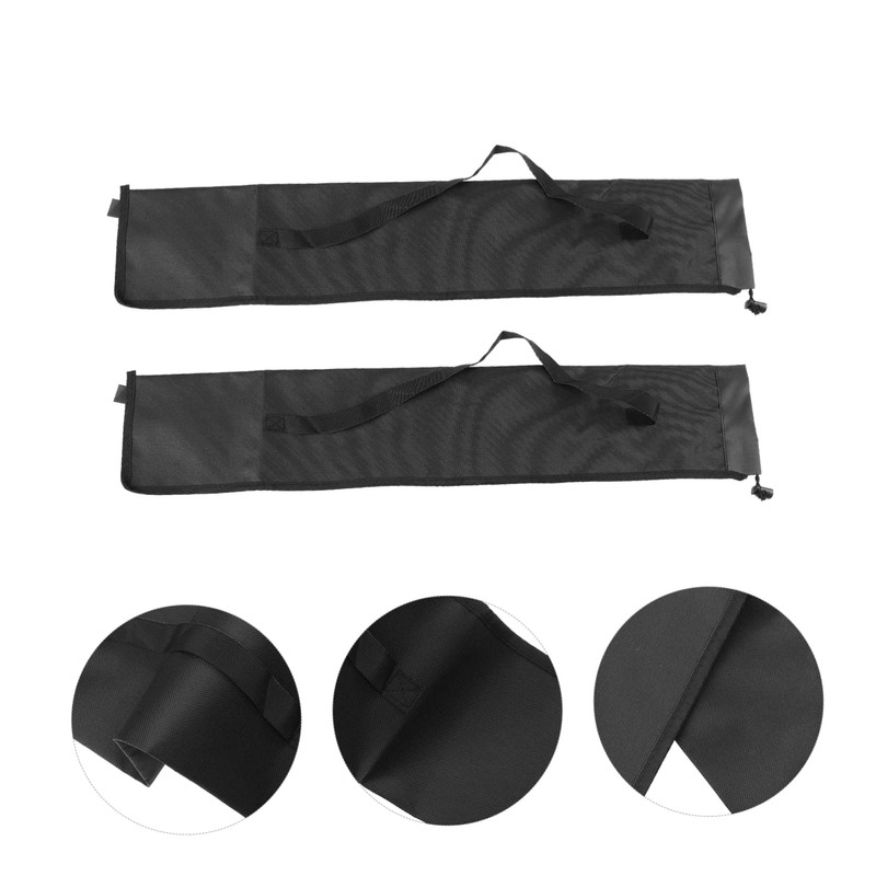 Kisangel Hiking Pole Bag Oxford Storage Soft Carry Straps Compact