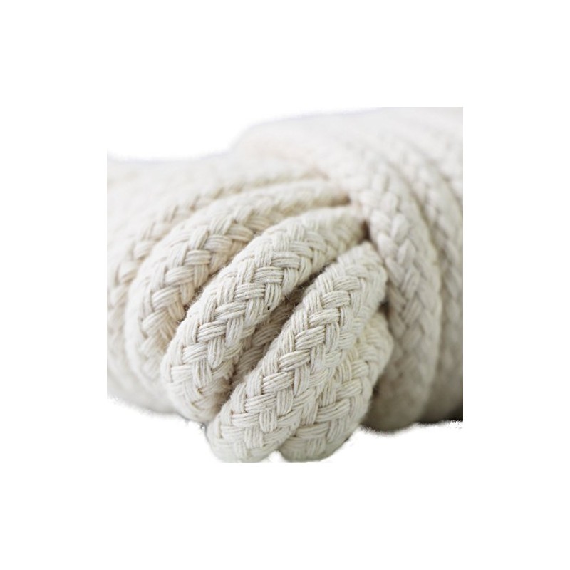 Gouert 10 m Cotton Cord, 10 mm Braided Cord, Core