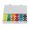 24PCS Car Blade Fuses Zinc Alloy Fuse Assortment Set Automobile
