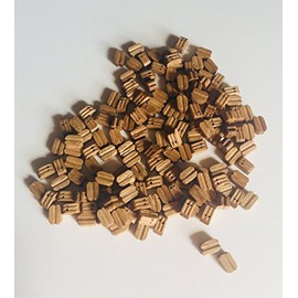 Model Expo Double Sheave Blocks Walnut 1/4" (7MM) MS0311BW 150/Pack from for Model Ship Building
