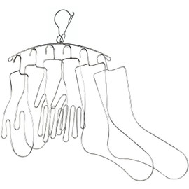 Silly Monkey 3-in-1 Mitten Glove Sock Blocker Set, Complete Combo Blockers with Drying Hanger Rack | Stainless Steel Knitting Shaper with 2 Sock Blockers, 2 Glove Blockers, 2 Mitten Blockers