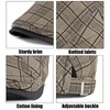 Rayson Flat Cap Men's Beret Cap Checked Adjustable Beret Hat