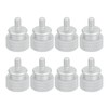 sourcing map 8Pcs #6-32 UNC Aluminum Thumb Screws, 12x16mm(ODxH) Computer