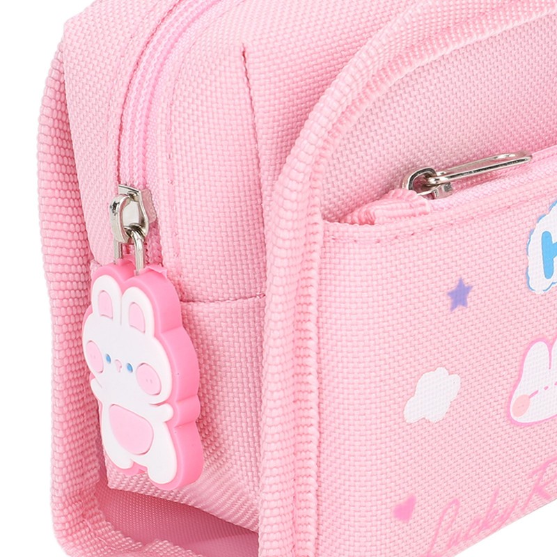 Large Pencil Case Canvas Detachable Portable Large Capacity Pencil Pouch