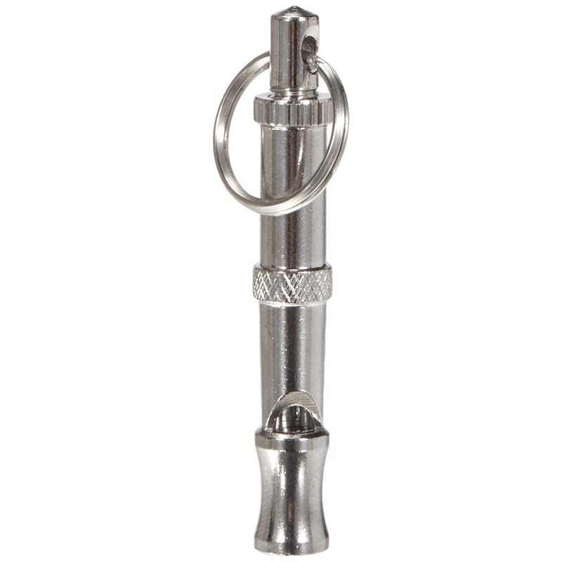 TRIXIE Hochfrequenz-Hundepfeife - 1 Pfeife, Stahl