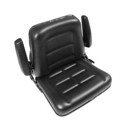 Yunnergo Universal Tractor Seat with Armrest, Micro Switch, Slide and Adjustable Backrest Compatible with ATV UTV Forklifts Excavators Golf Carts Dozers Tractors Lawn Mower