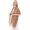 RIIQIICHY Camel Scarf for Women Ladies Lightweight Scarves Pashmina Shawls