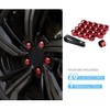 AuMoHall 19mm Car Wheel Hub Lugs Nuts Bolts Cover Protective