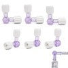 DeaHea 6 Pack Syringe Coupler Disposable 90 Degree Two Way