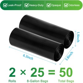 Bolsas de Inodoro Portátil para Camping - 50 PIEZAS de Bolsas de Inodoro de Camping, Forros Biodegradables para Porta Potty para Inodoro Portátil, Bolsas de Basura de Campamento Gruesas para Inodoro