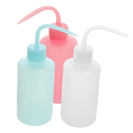 Healeved Simple Eyelashes Cleaning Bottle Set 250ml Empty Grafting Bottle for Eye Wash Lash Rinse