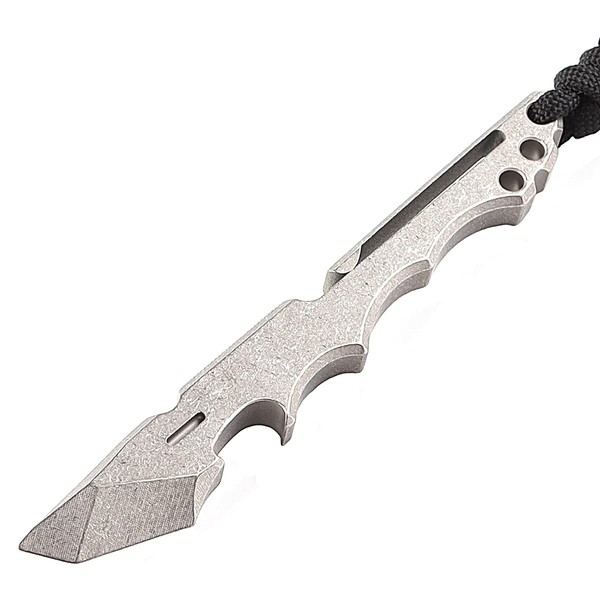 Titanium Pry Bar Multifunctional EDC Pry Tool with Pocket Clip