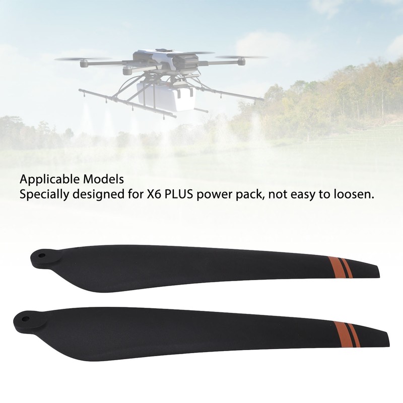 2pcs Drone Propellers Folding Plastic Low Noise Plant Drone Propellers