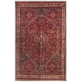 Keen Home Design Machine Washable Area Rugs with Non-Slip Backing, Ideal for Hallway, Living Room, Bedroom, Kitchen and Laundry Room, Vintage Moroccan and Low Pile Rug (2' x 3')