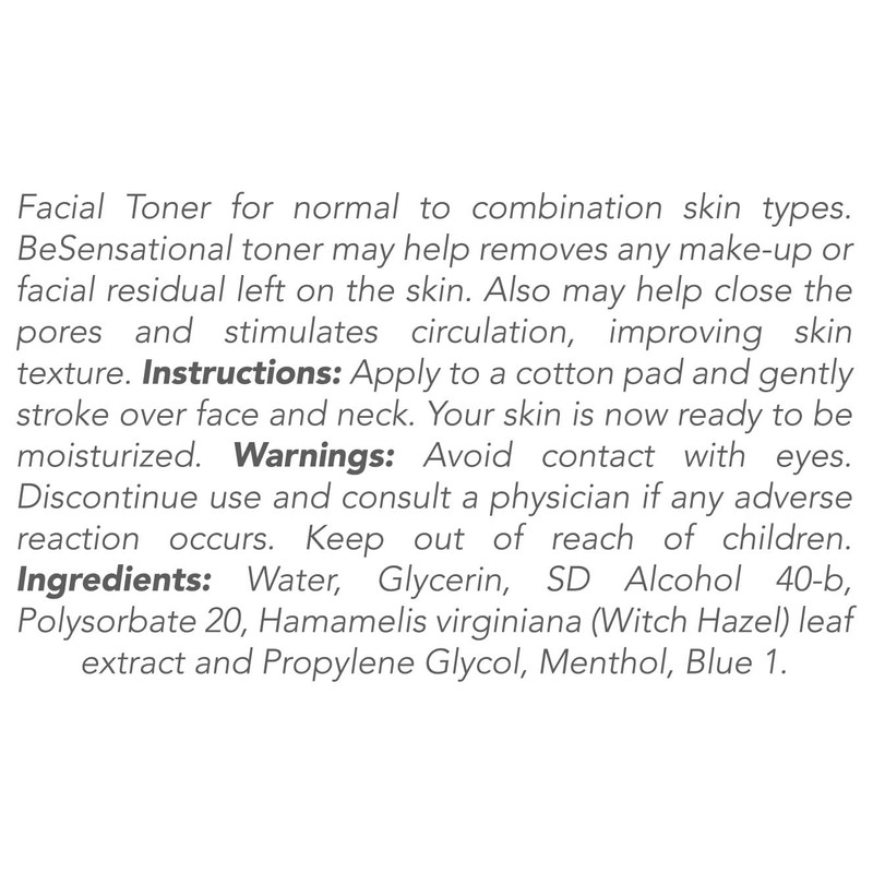 Be Sensational Facial Toner
