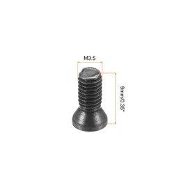sourcing map M3.5x9mm Torx Screws for Replaces Carbide Insert CNC Lathe Tool 12.9 Grade Alloy Steel 10pcs