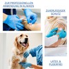 ABENA Nitrile Disposable Gloves Pack of 100 (Size L) Blue