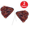 Beistle Blue & Orange Poly Shakers - 512 Strand