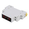 Digital Display Energy Meter Din Rail Mounted Volts Amps Hertz