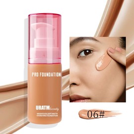 Natural Flawless Long-Lasting Hydrating Foundation: Achieve Lasting Natural Radiance, Suitable for All Skin Types and Daily Use brightening  concealer - Color: U1006#