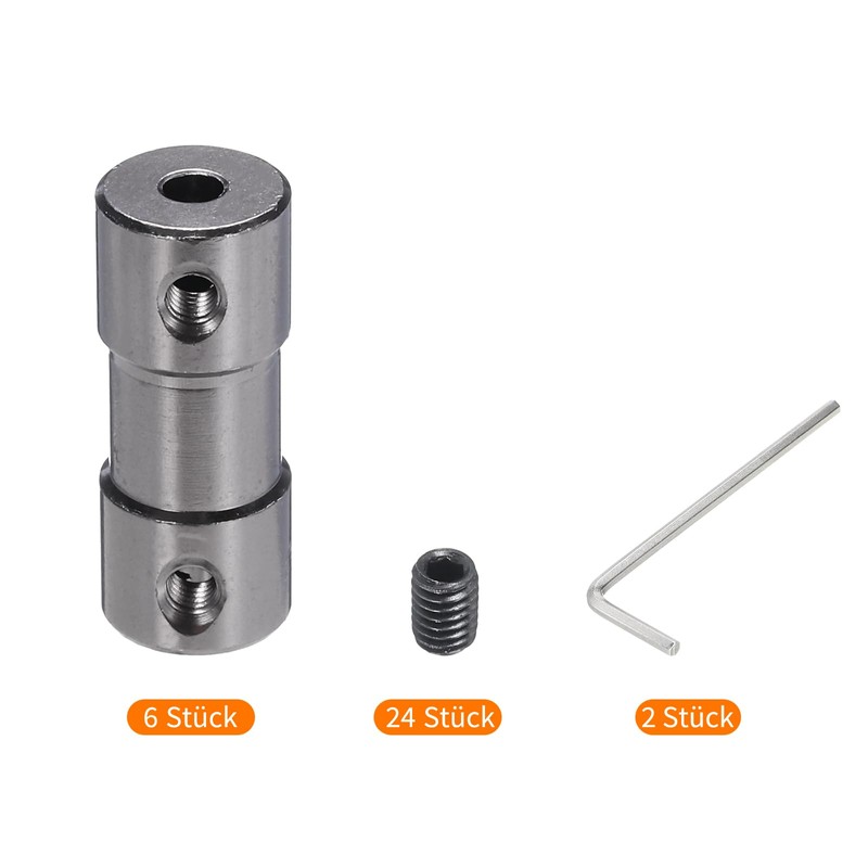 QUARKZMAN Shaft Coupling Connector with Bore of 3 mm -