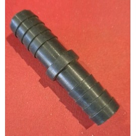 Unbranded Black Plastic Barbed Straight Connector Pipe Hose 3/4 by 3/4