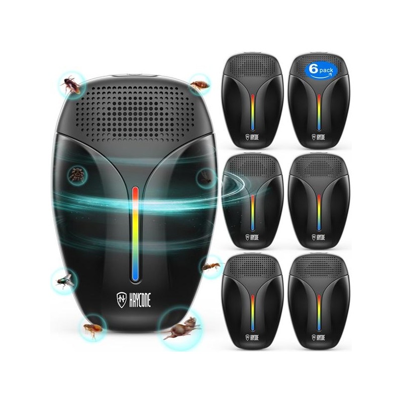 2024 Upgraded Version Ultrasonic Pest Repeller Indoor Ultrasonic Repellent for