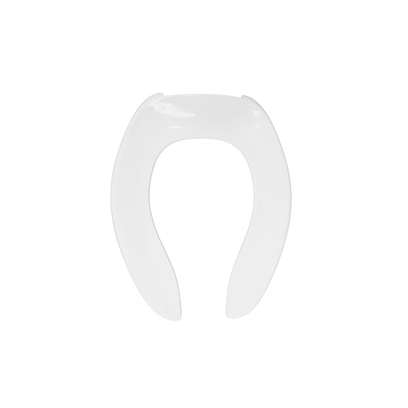 Centoco Elongated Toilet Seat, Lock In Place, Fast-N-Lock Mounting, Open