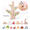 Wooden Animals Stacking Toy Colorful Improve Coordination Blocks Balancing Tree