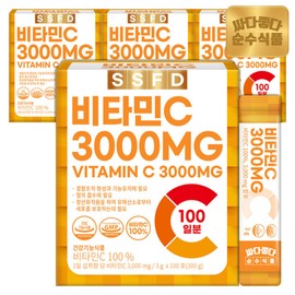 Sunsu Food (현대Hmall)순수식품 비타민C 100% 3000mg 4박스(400포) 실속형 / 비타민씨 건강기능식품 분말 스틱 (Hyundai Hmall) Pure Foods Vitamin C 100% 3000mg 4 Boxes (400 Sticks) Value Pack / Vitamin C Health Functional Food Powder Stick
