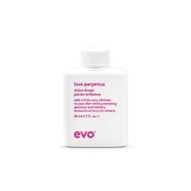Evo Love Perpetua Shine Drops 50 ml I Glossing for Incredible Shine I For Frizzy, Unruly and Coloured Hair I Gives Suppleness, Shine and Reduces Frizz I Vegan, No Sulphates
