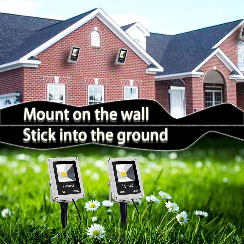 Lysed 10W Low Voltage LED Landscape Lights, Bowfishing Lights Warm