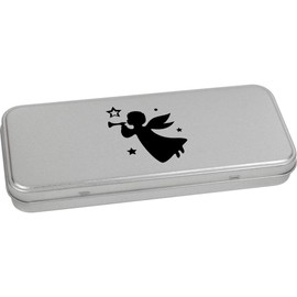 'Christmas Angel' Metal Hinged Stationery Tin/Storage Box (TT00222445)