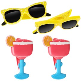 Cisixin 4 Pieces Beach Towel Windproof Clips, Funny Beach Towel Chair Clips Decorative for Home Patio and Pool Lounger Accessories