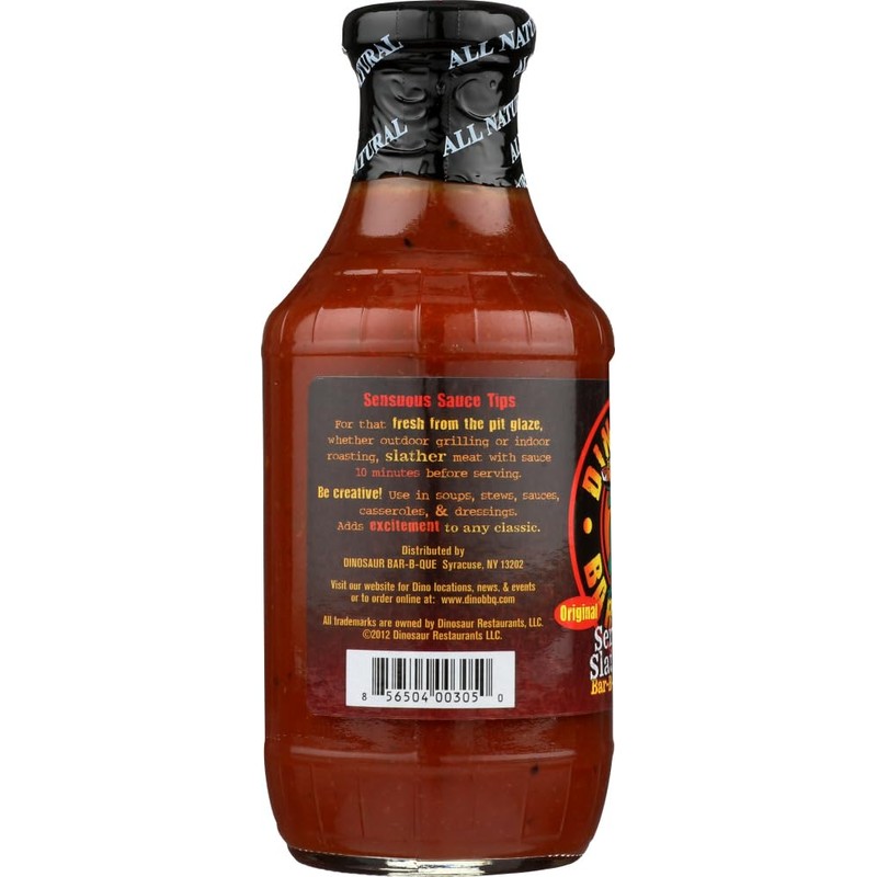Dinosaur Bar-B-Que Sensuous Slathering BBQ Sauce 19oz (2 Pack) -