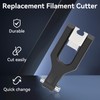3Pcs H2D Filament Cutter 3D Printer Tool Head Scraper Stainless