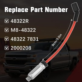 BEATURE Spark Plug Wires Compatible with Chevy GMC 4.8L 5.3L 6.0L V8 2000-2009 - 10.2mm Set