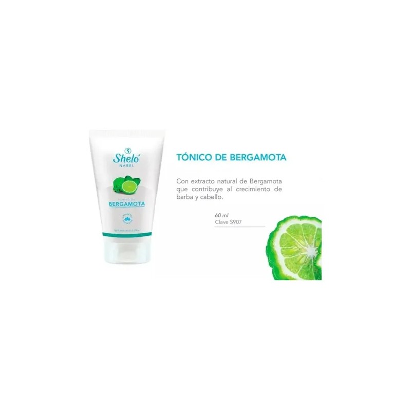 Pack Tónico de Bergamota Sheló Nabel para Crecimiento de Cabello