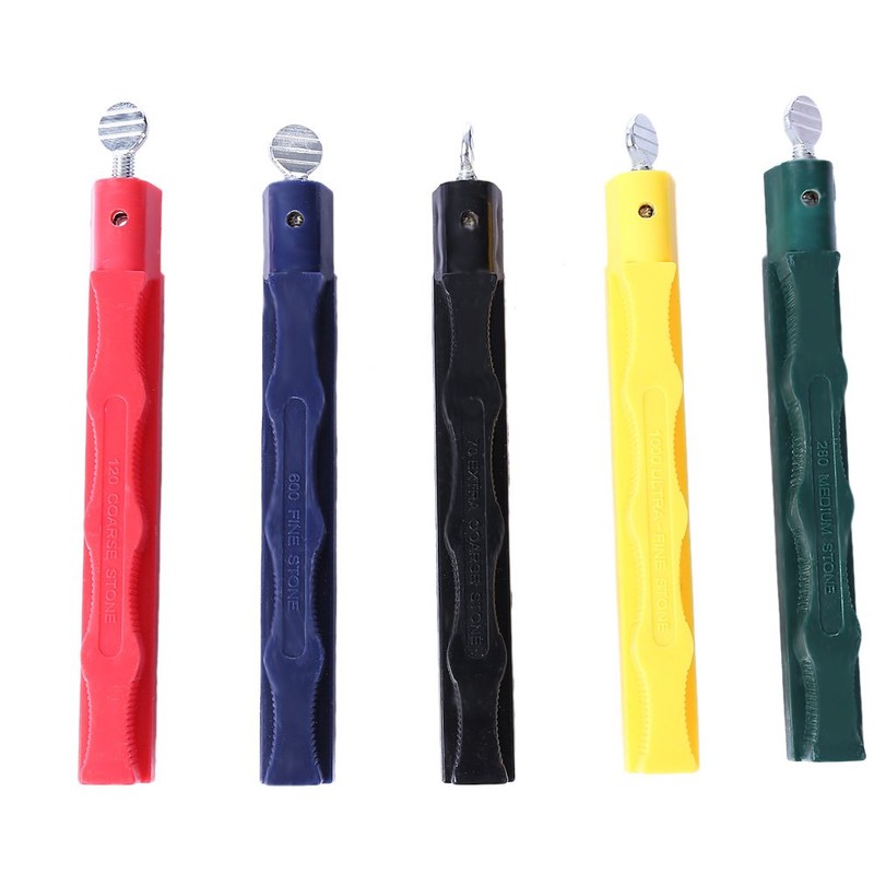 Sharpening Set Sharpening Products with 3 Sharpening Stones Clamp, Guide