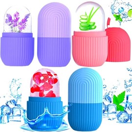 ARSA - Rodillo de hielo para cara, ojos, masaje corporal. Terapia natural de frío para eliminar la hinchazón, las ojeras, las arrugas. Promueve la cir