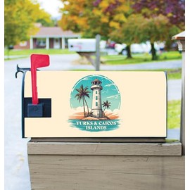 Turks and Caicos Islands Design A Souvenir Magnetic Mailbox Cover