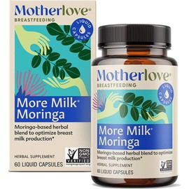 Motherlove More Milk Moringa 마더러브 모어 밀크 모링가 60캡슐, 60정, 1개 Motherlove More Milk Moringa 60 Capsules