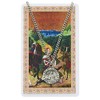 St Hubert Prayer Card With Medal Catholic Christian Pendant Charm