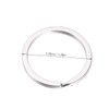 STOBOK Key Ring Accessories 50pcs Stainless Steel Keyring Clips Keyring
