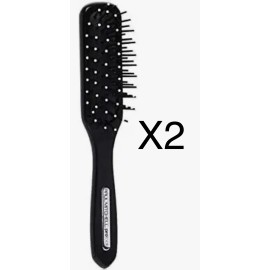 Paul pro Tools 413 Sculpting Brush Classic Hair Brush for Black ***2-PACK*** NEW