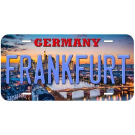Frankfurt Germany Novelty Car License Plate