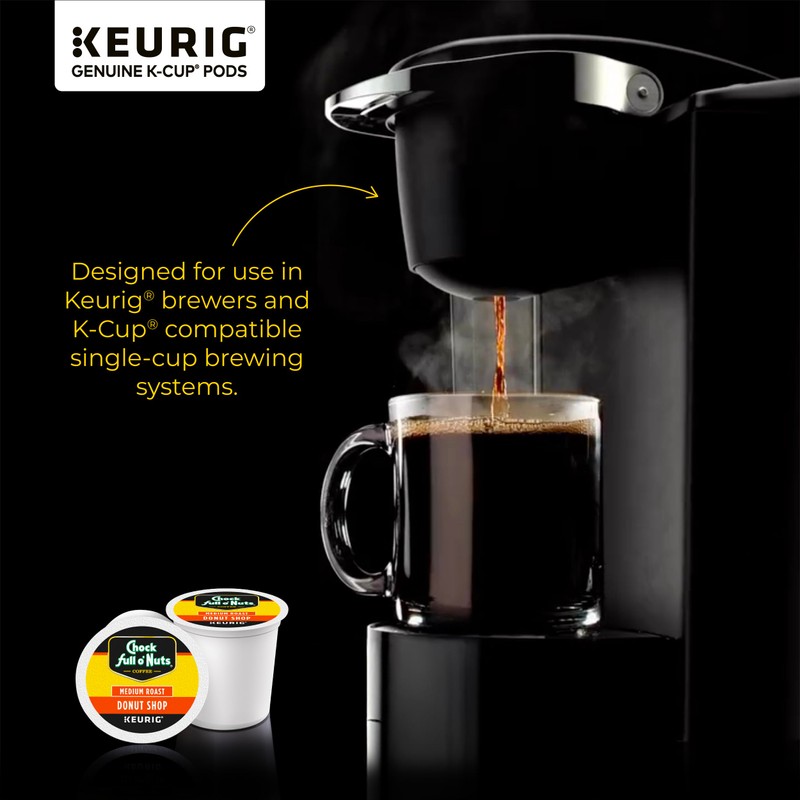 Chock full o’Nuts Donut Shop Keurig K-Cup Pods for Keurig